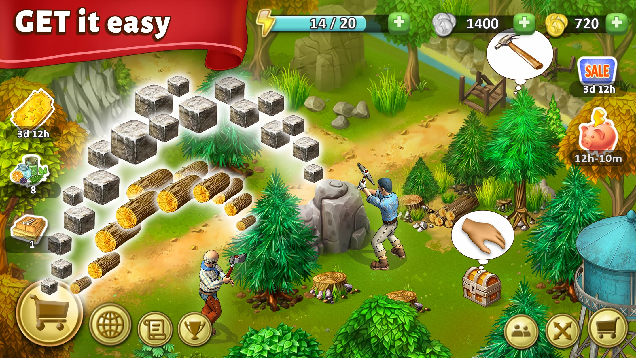 Janes Farm: Family farm game screenshot