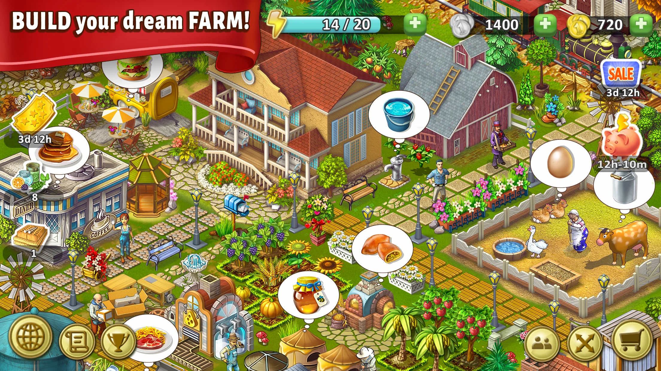 Janes Farm: Family farm game screenshot